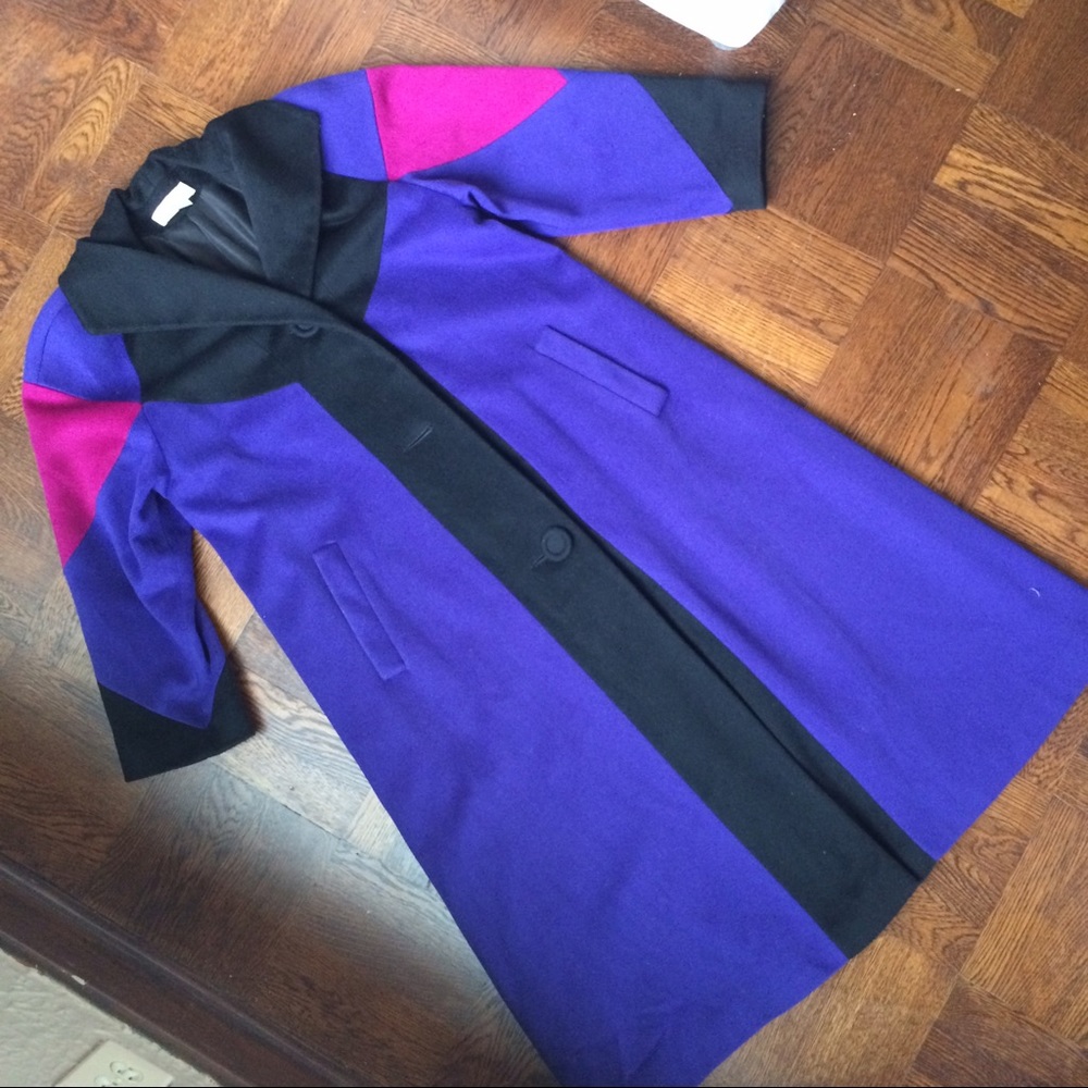 RARE Vintage Neiman Marcus Floor Length Wool Coat - Picture 1 of 8